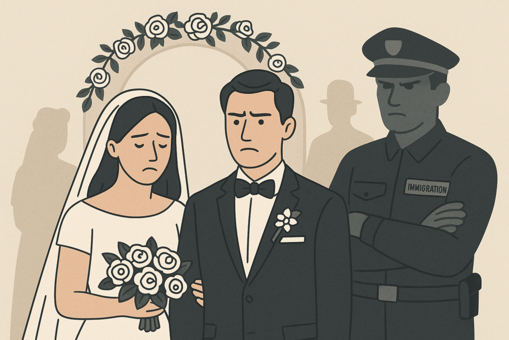 Définition de mariage blanc