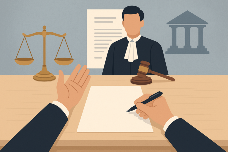 Définition de modele lettre etre entendu juge