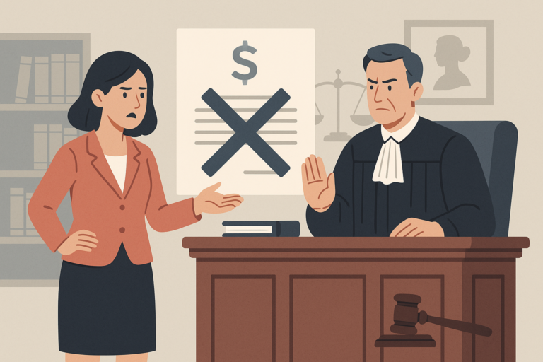 Définition de motif refus prestation compensatoire
