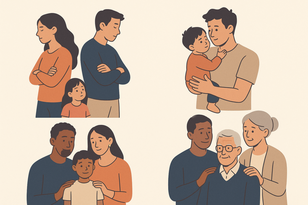 Définition de situations familiales specifiques