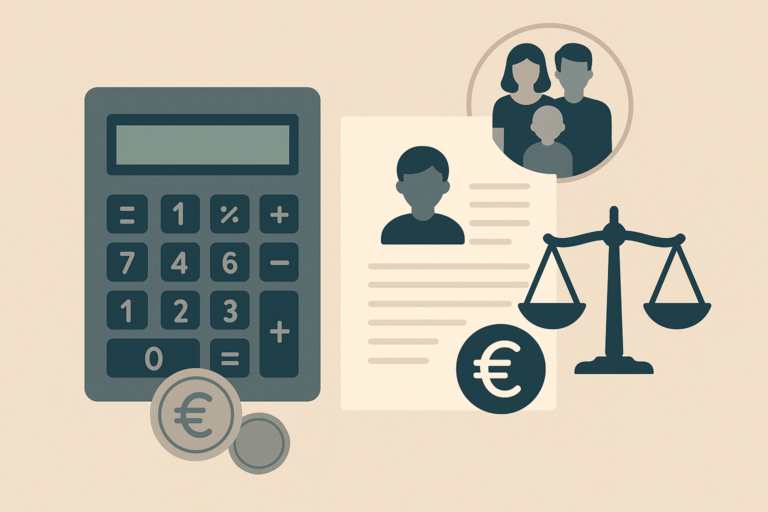Définition de calcul pension alimentaire