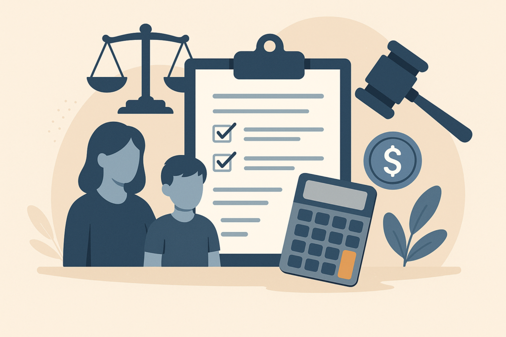 Définition de calcul pension alimentaire