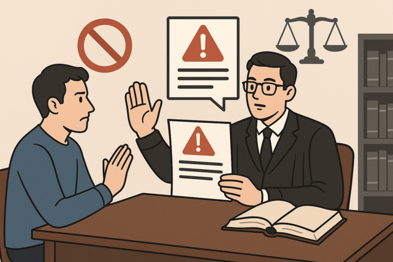 Définition de contester avertissement abusif
