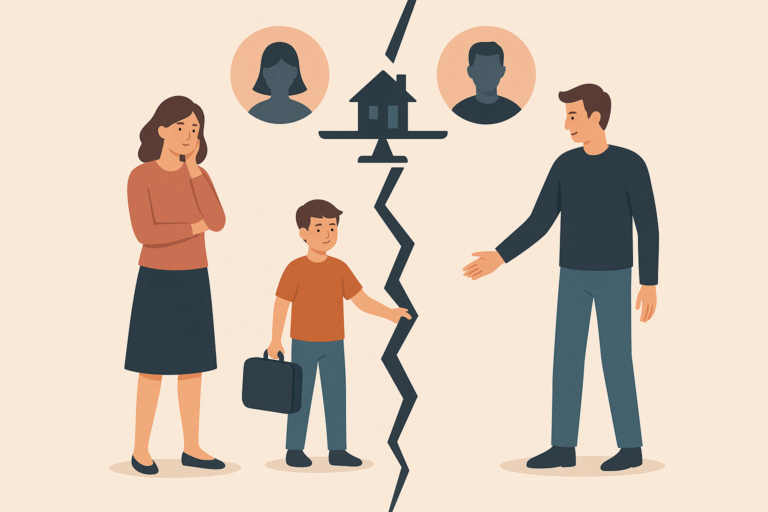 Définition de divorce garde partagee