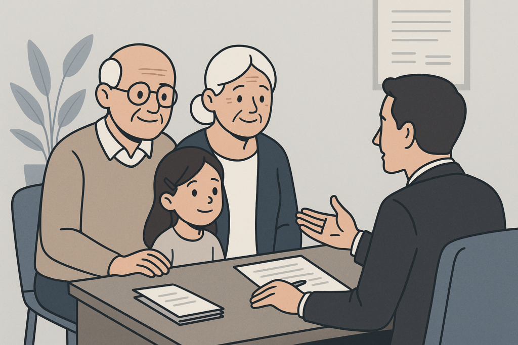 Définition de droit visite grands parents
