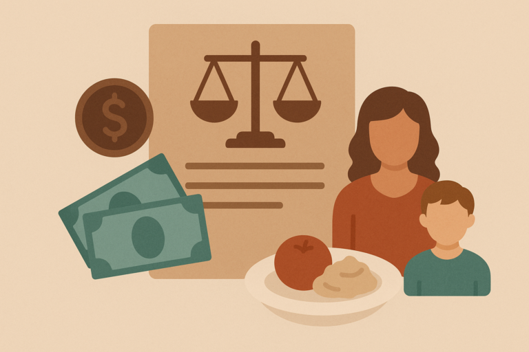 Définition de pension alimentaire composition