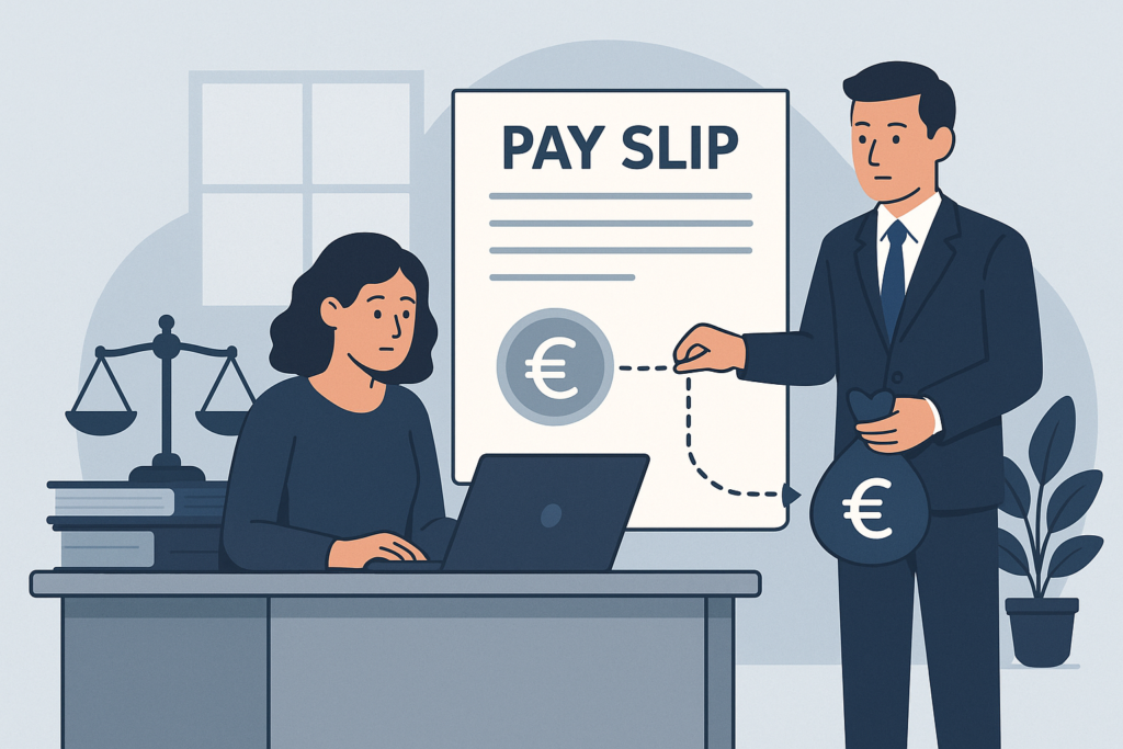 Définition de saisie salaire par l'employeur