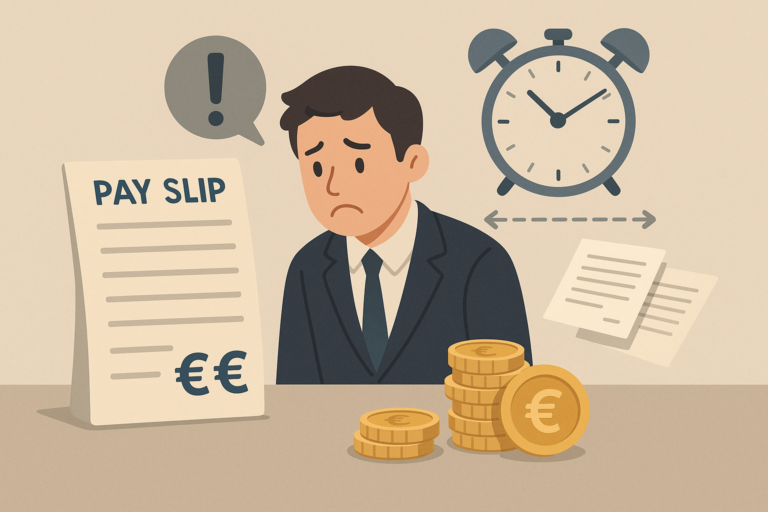 Définition de salaire impayes retard