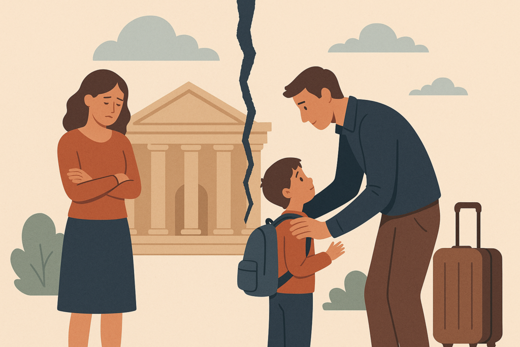 Définition de separation droit visite hebergement