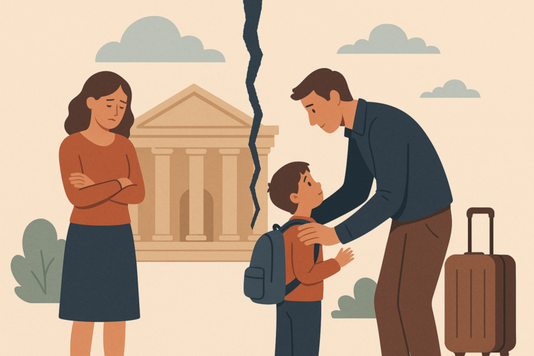 Définition de separation droit visite hebergement