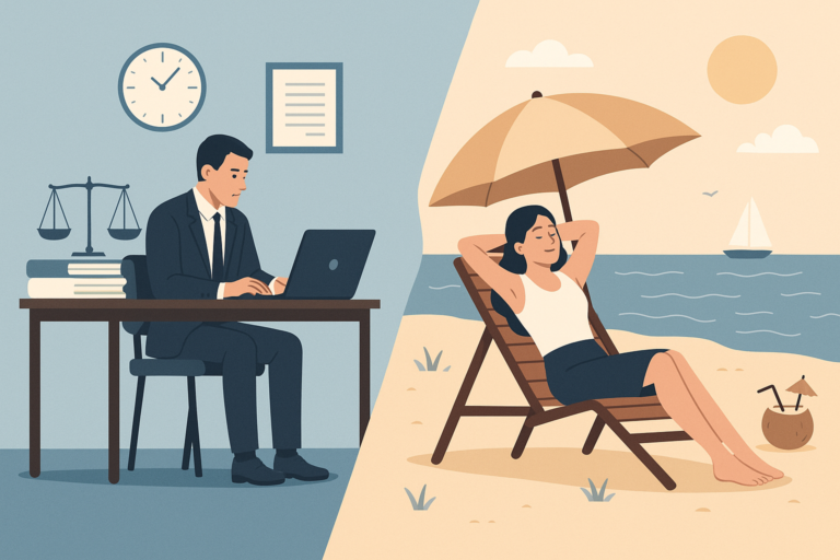 Définition de arret travail vacances