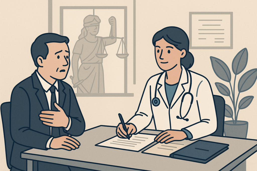 Définition de convocation medecin conseil