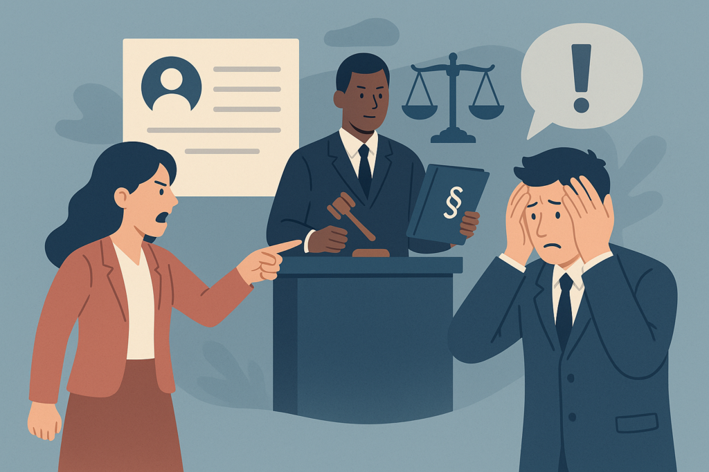 Définition de denonciation calomnieuse abusive