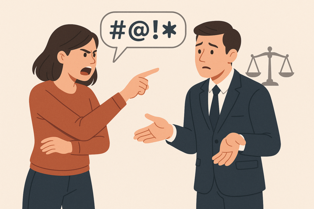 Définition de faire cas dinsulte