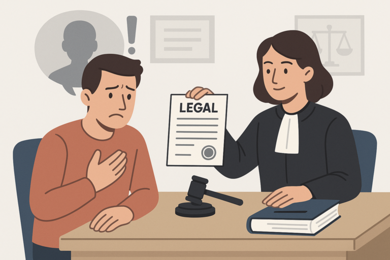 Définition de quelqu'un porte plainte contre moi