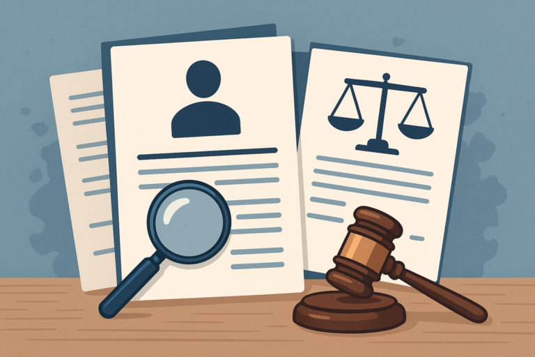 Définition de convocation necessite enquete judiciaire