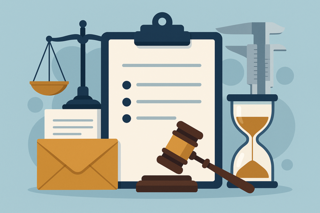 Définition de convocations mesures