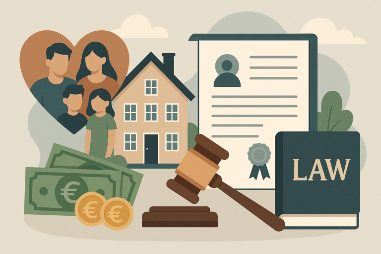 Définition de droit familial patrimonial