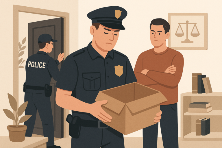 Définition de perquisition police vos droits