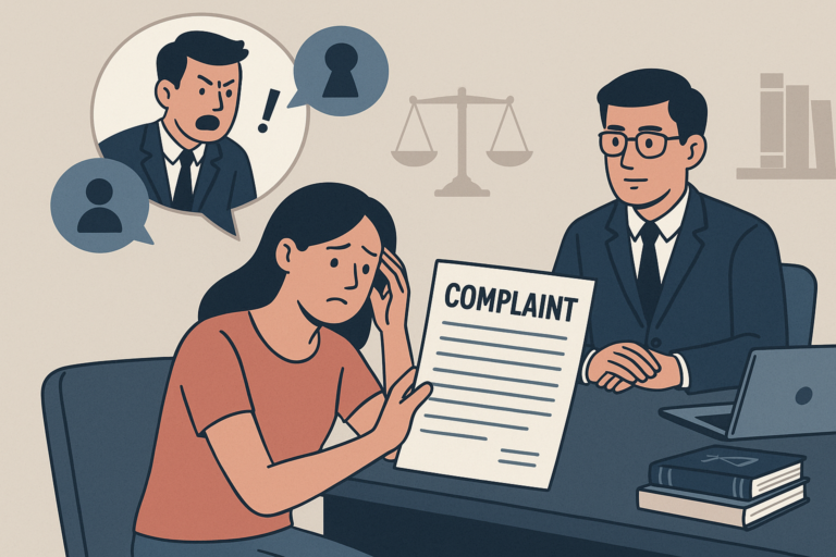 Définition de porter plainte harcelement moral vie privee