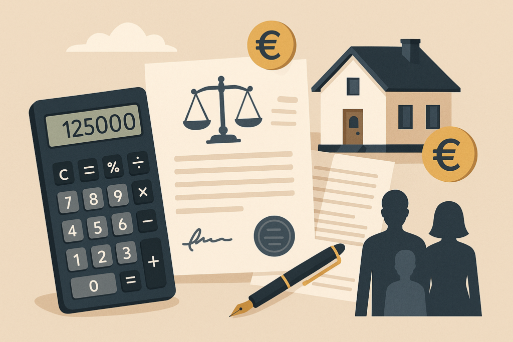 Définition de calculateur droits succession