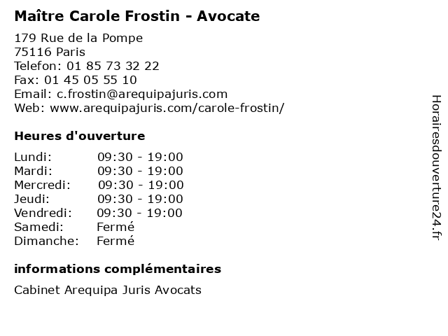 FROSTIN Carole