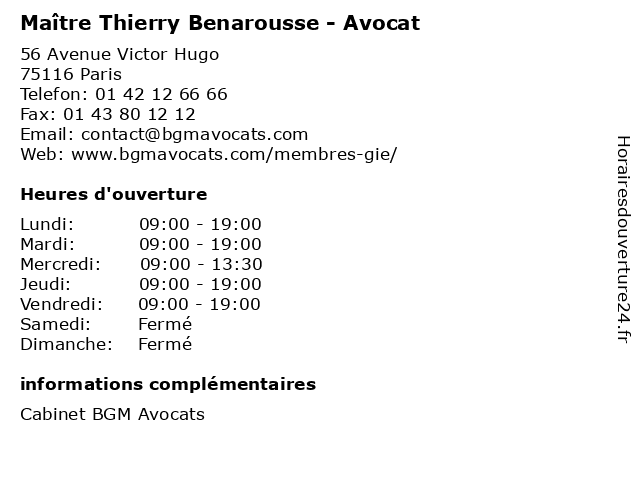 BENAROUSSE Thierry
