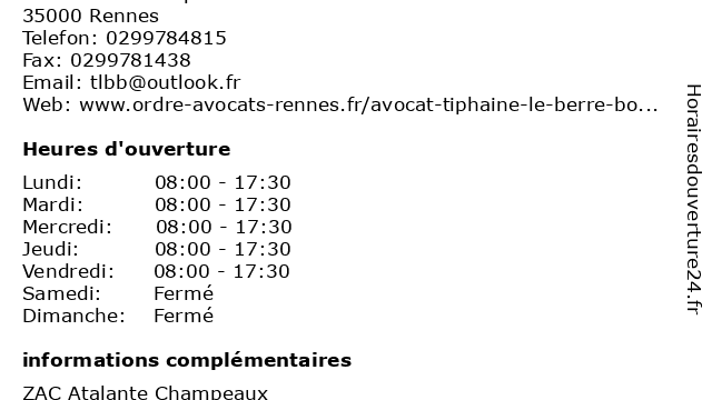 LE BERRE BOIVIN Tiphaine