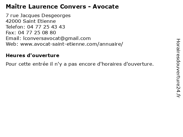 CONVERS Laurence