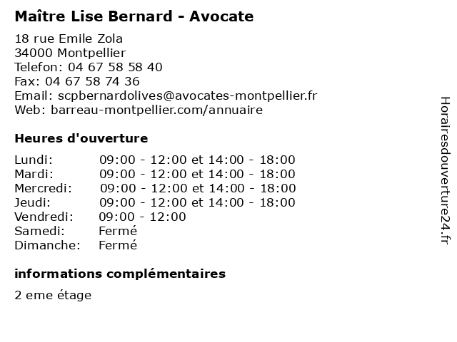 BERNARD Lise