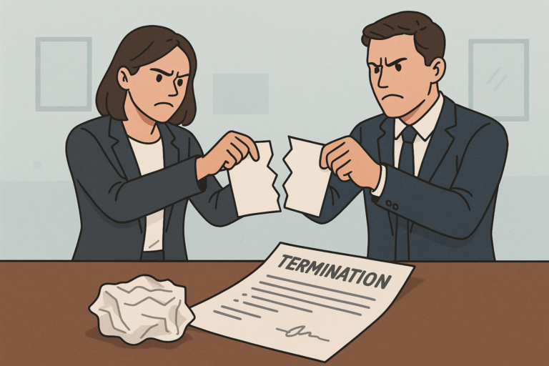 Définition de rupture relations professionnelles