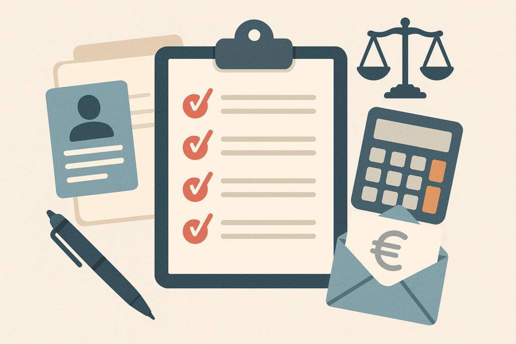 Définition de aspects administratifs