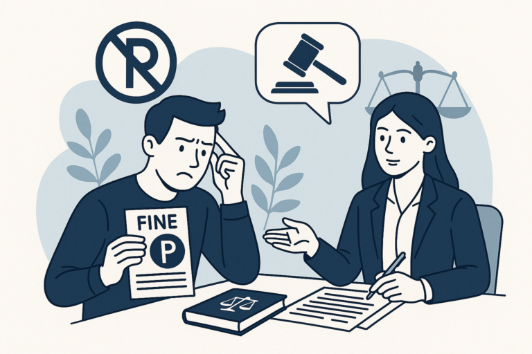 Définition de contraventions et contestations