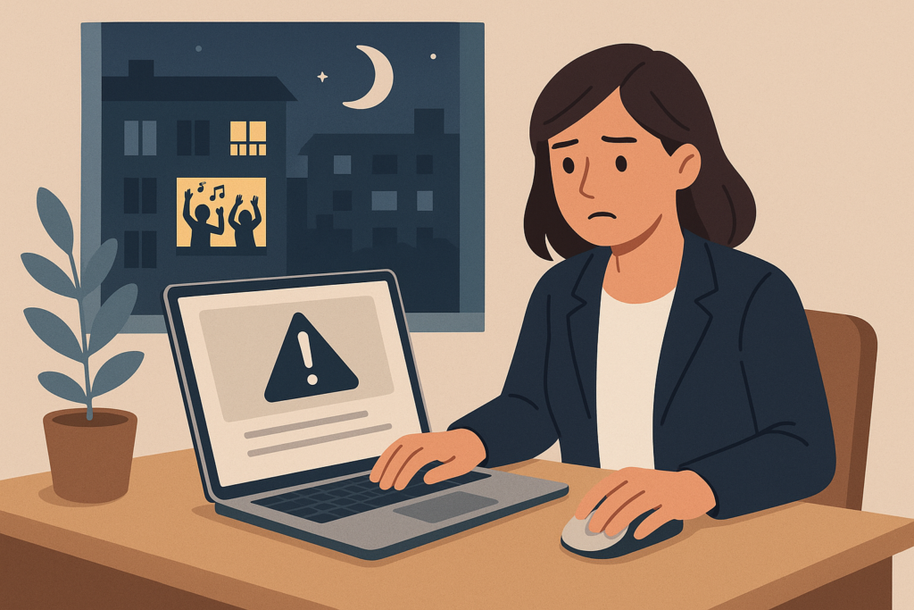 Définition de signaler tapage nocturne en ligne