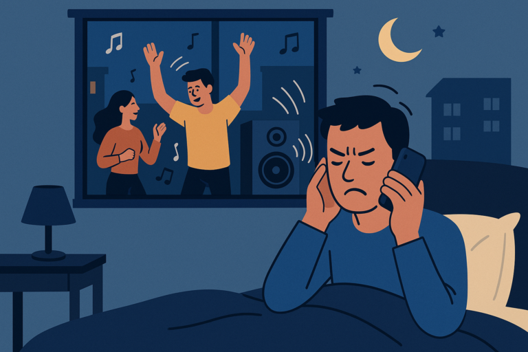 Définition de tapage nocturne