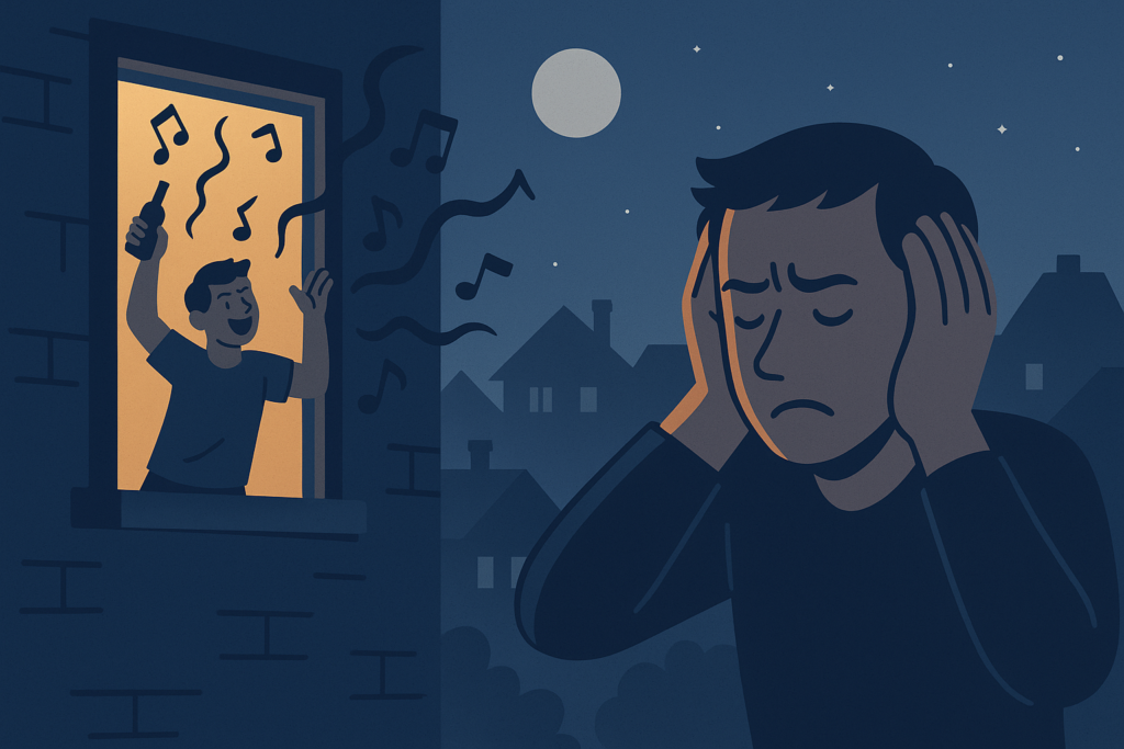Définition de tapage nocturne heure