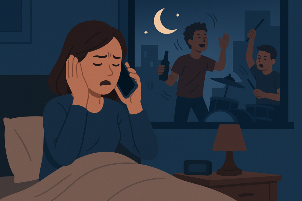 Définition de tapage nocturne qui appeler